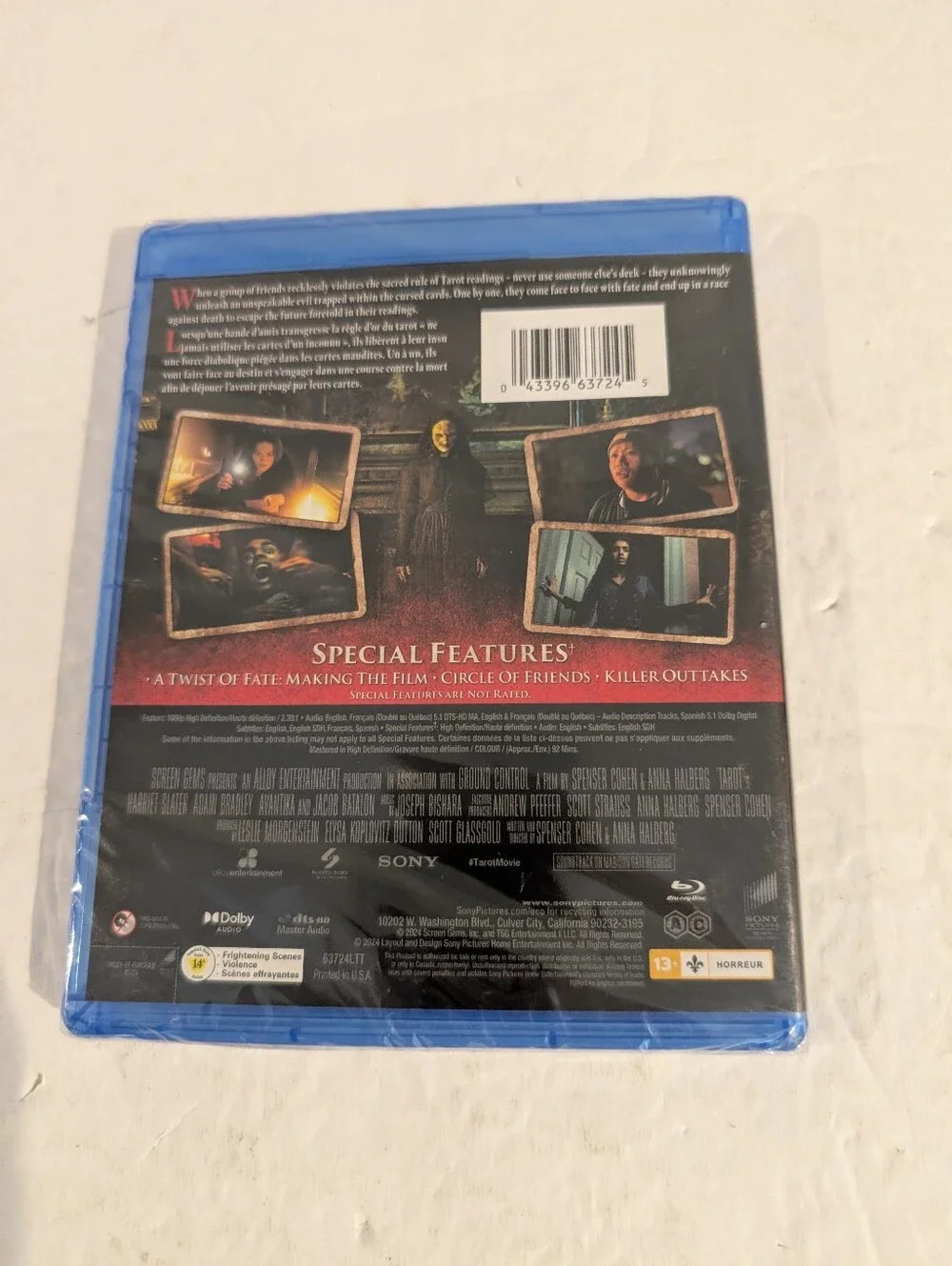 Tarot Blu-ray New Sealed - Picture 2 of 2